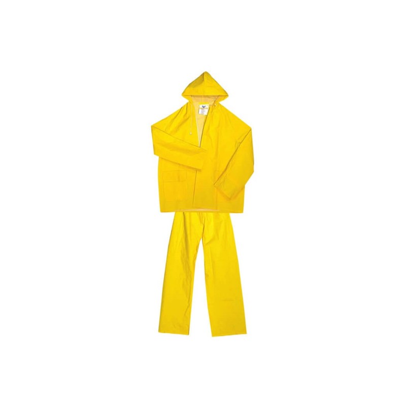Αδιάβροχο - νιτσεράδα πάνω μέρος και παντελόνι Unimac 132/G (κίτρινο)