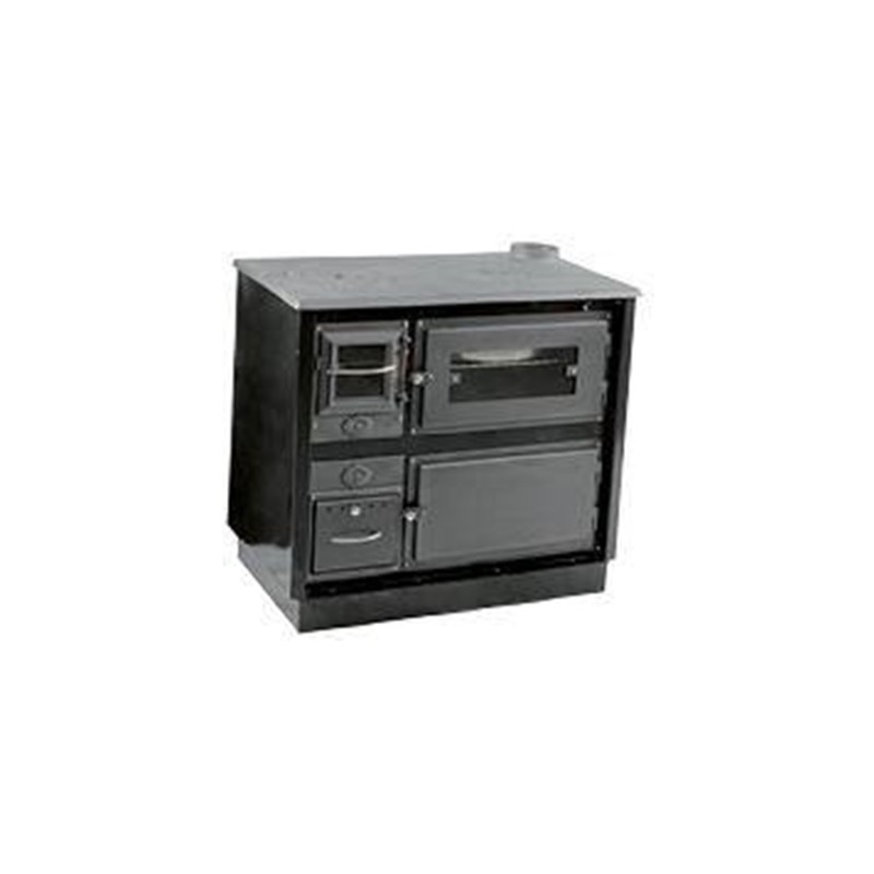 Μαντεμένια κουζίνα θερμάστρα ξύλου Μητροθανάσης 12kW [K-200]