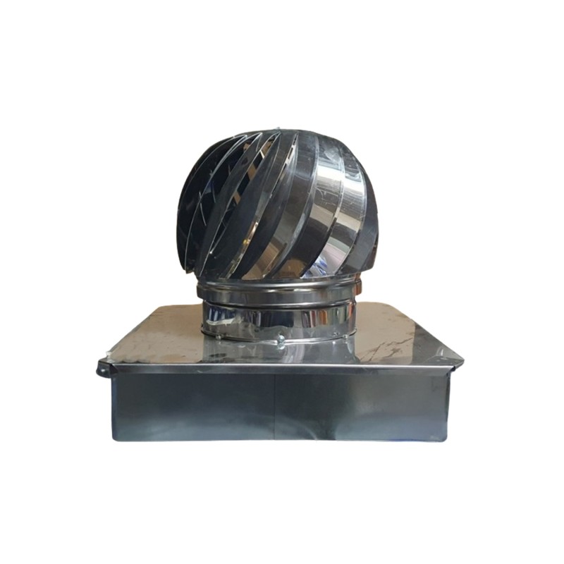 Καπέλο καμινάδας περιστροφικό με ρυθμιζόμενη βάση 25-43cm