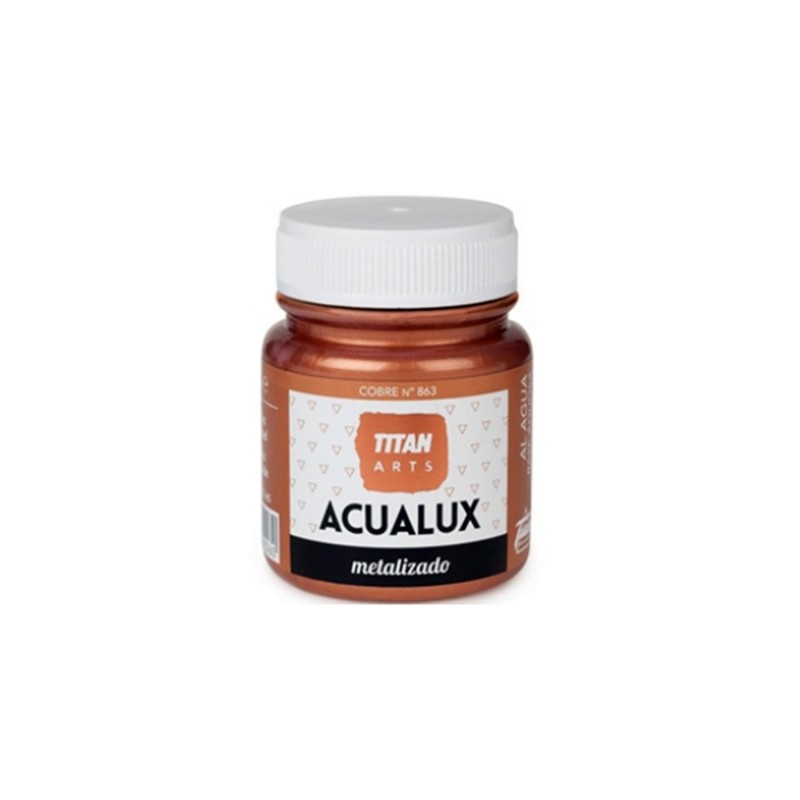 Χρώμα μεταλλικών αποχρώσεων Acualux Metalizado TITAN 100ml (χάλκινο)
