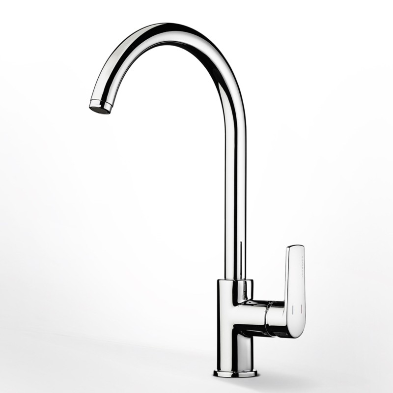 Μπαταρία νεροχύτη Eurorama Klint χρωμέ [142528-100]