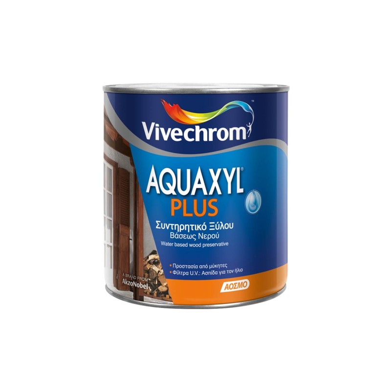 Συντηρητικό εμποτισμού ξύλου Vivechrom Aquaxyl Plus άχρωμο ματ 2,5lt