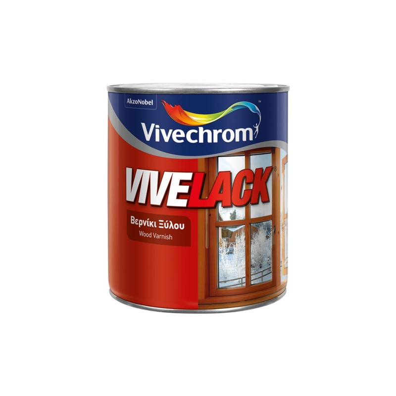 Βερνίκι ξύλου Vivechrom Vivelack άχρωμο γυαλιστερό 0,75lt