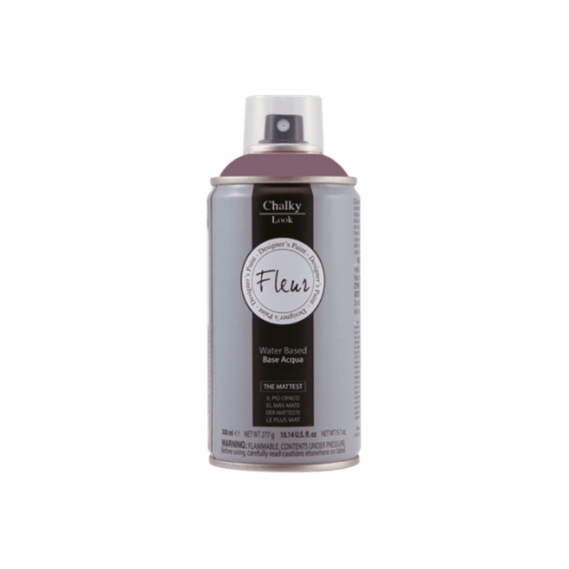 Σπρέι κιμωλίας Fleur chalky look spray F15 chocolate brush 300ml [63878]