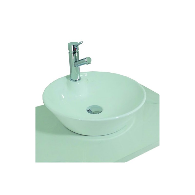 Νιπτήρας μπάνιου Gloria Creso 41 επικαθήμενος 40,5x40,5x12 [11-8412]