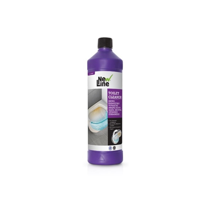 Ισχυρό καθαριστικό τουαλέτας New Line Toilet Cleaner 1L [90651]