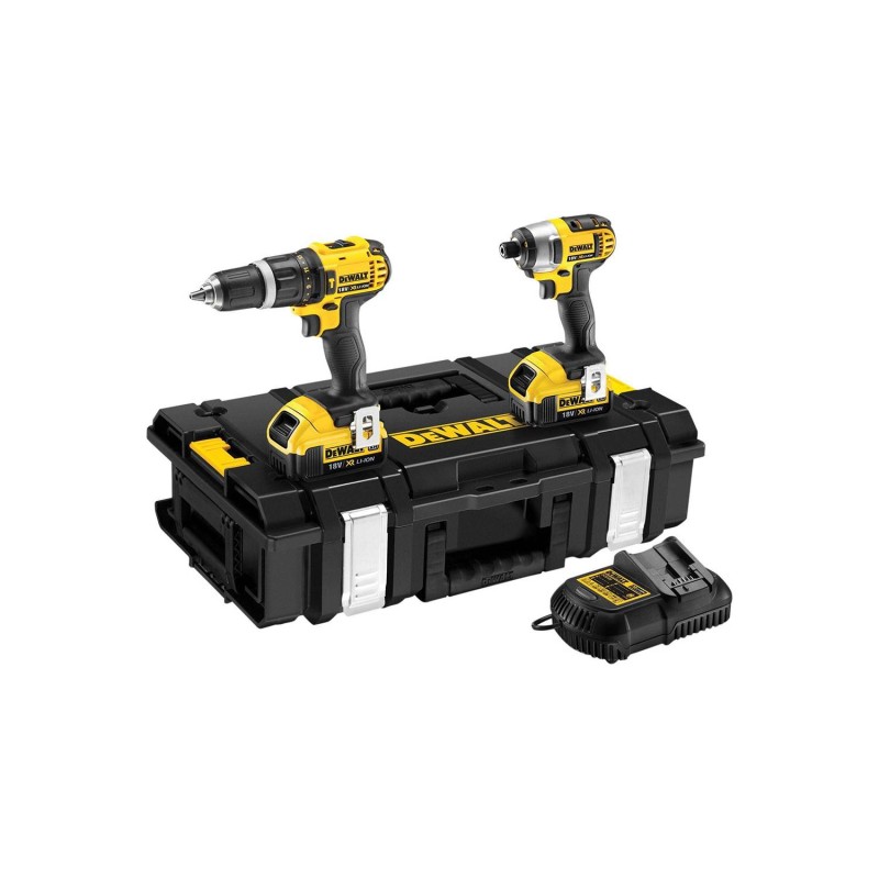 Κρουστικό δραπανοκατσάβιδο + παλμικό κατσαβίδι DeWalt [DCK285M2-QW]