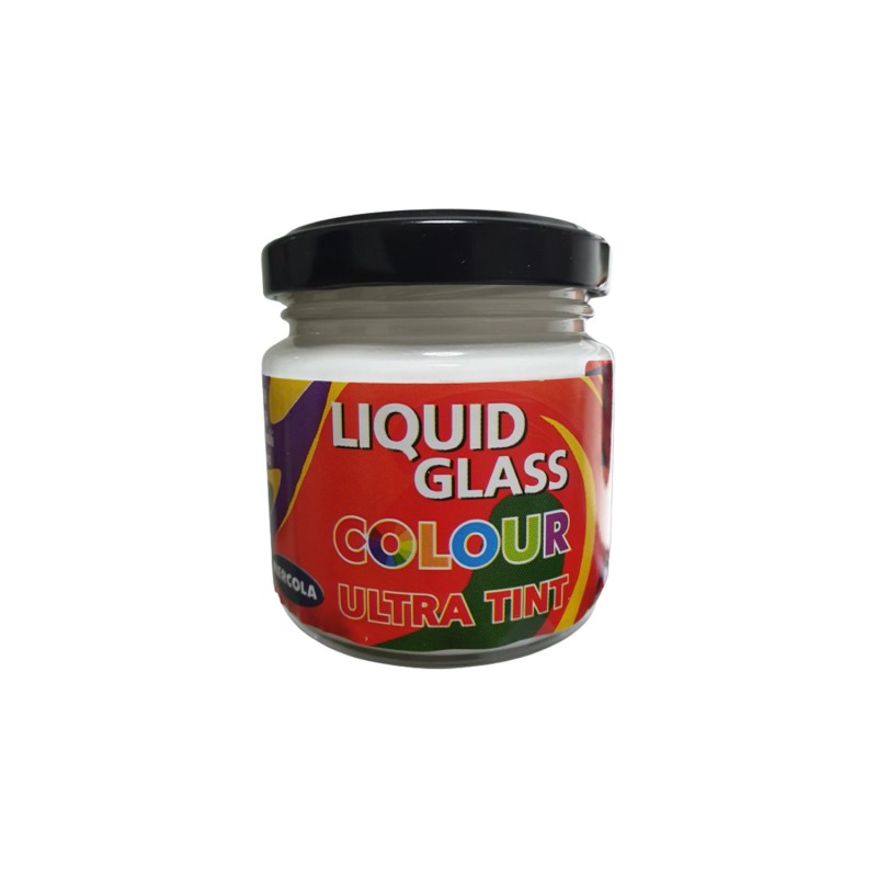 Διαφανής χρωστική υγρού γυαλιού Mercola λευκό 90ml