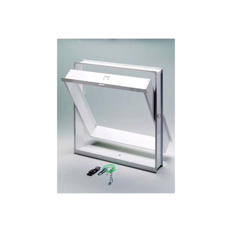 Μεταλλικό πλαίσιο παράθυρο Μέλλιος για 4 υαλότουβλα 19x19cm