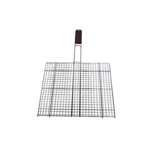 Σχάρα ψησίματος Κλαπάκης χρωμίου διπλή χωρίς πόδια 43x34cm [05-06-03]