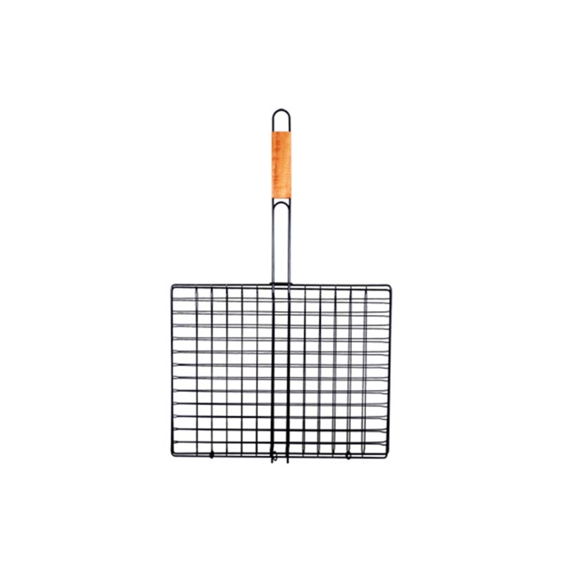 Σχάρα ψησίματος Κλαπάκης αντικολλητική χωρίς πόδια 42x33cm [05-07-02]