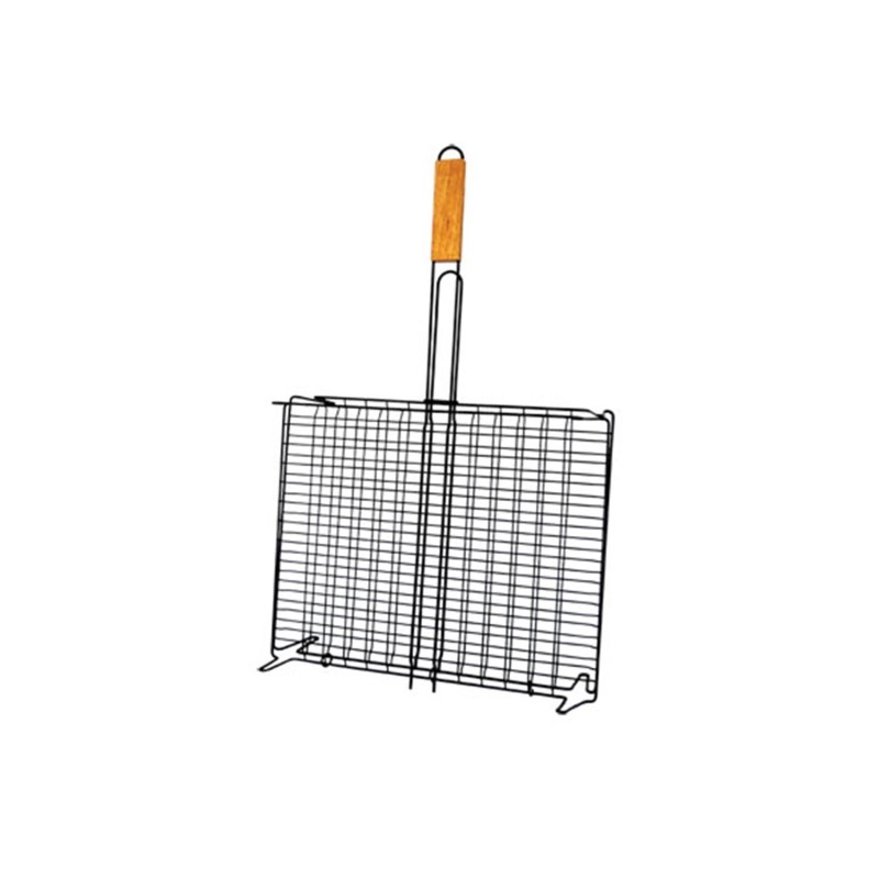 Σχάρα ψησίματος Κλαπάκης αντικολλητική με πόδια 42x33cm [05-08-02]