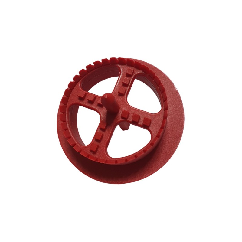 Φρέζα πολυστερίνης Klimas πλαστική Ø67 κόκκινη [WK-FT]