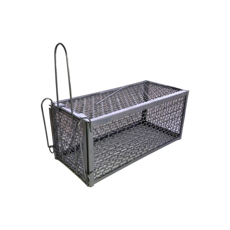 Ποντικοπαγίδα Βιοθάν μεταλλική ασημί 23x11x11cm επαναχρησιμοποιούμενη