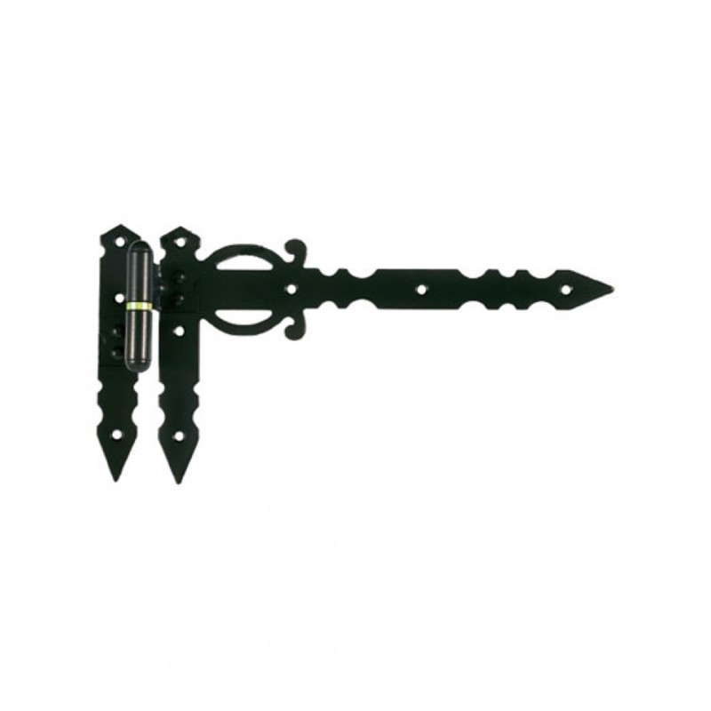 Μάσκουλο παραδοσιακό Zogometal μαύρο γωνιακό 195x340mm [0178]