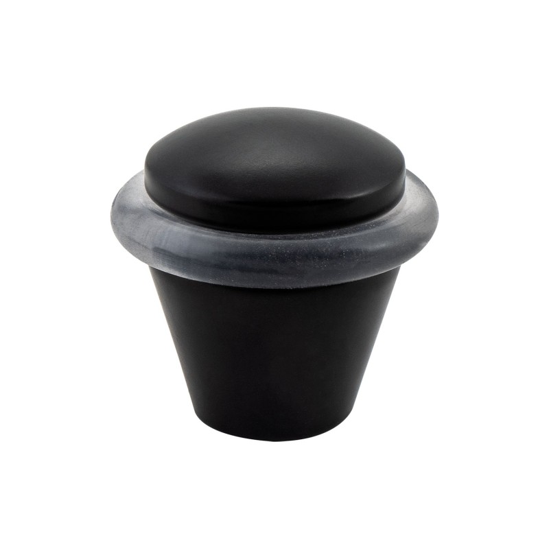 Στοπ πόρτας δαπέδου Viometale μαύρο με σιλικόνη [18.01.Κ4]