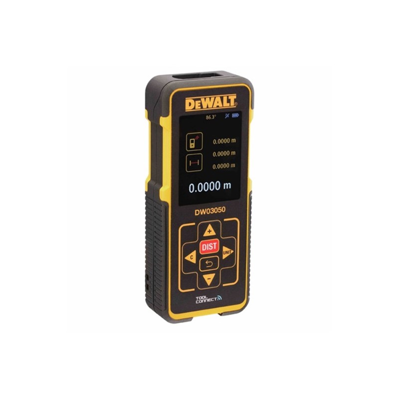 Μετρητής αποστάσεων λέιζερ Dewalt με bluetooth με εμβέλεια έως 50m [DW03050]