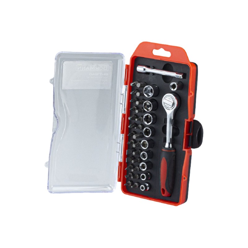 Σετ καστάνια με καρυδάκια & μύτες Bormann (38 τεμάχια) [BHT1240]