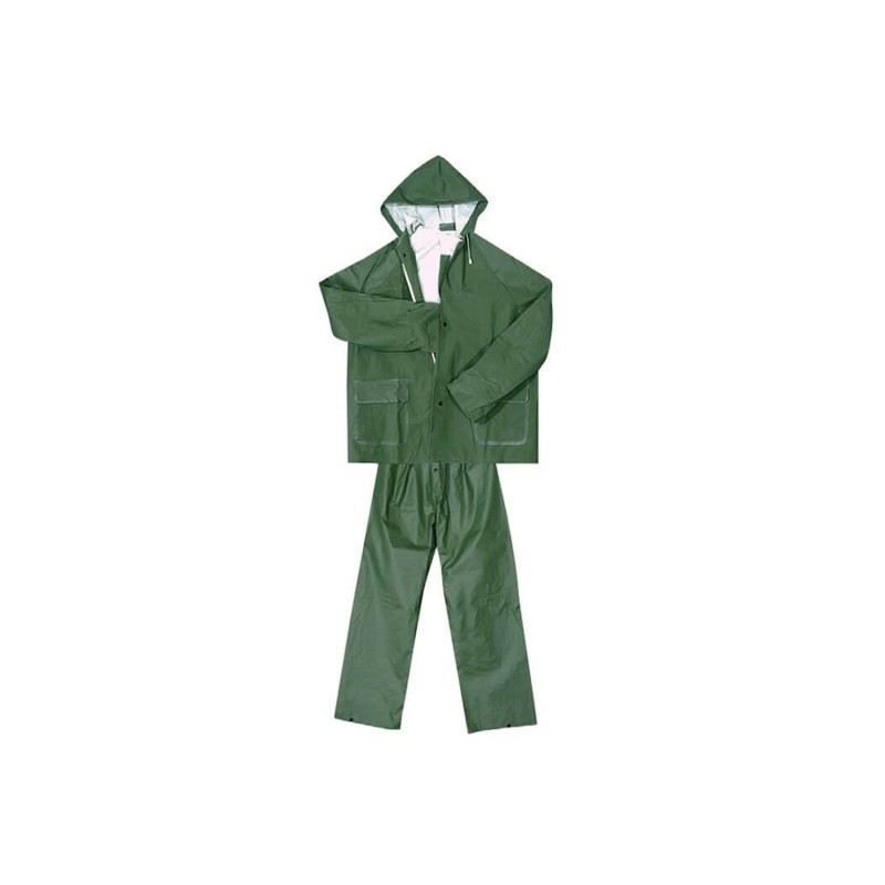 Αδιάβροχο νιτσεράδα Goall Safety πάνω μέρος και παντελόνι (πράσινο)