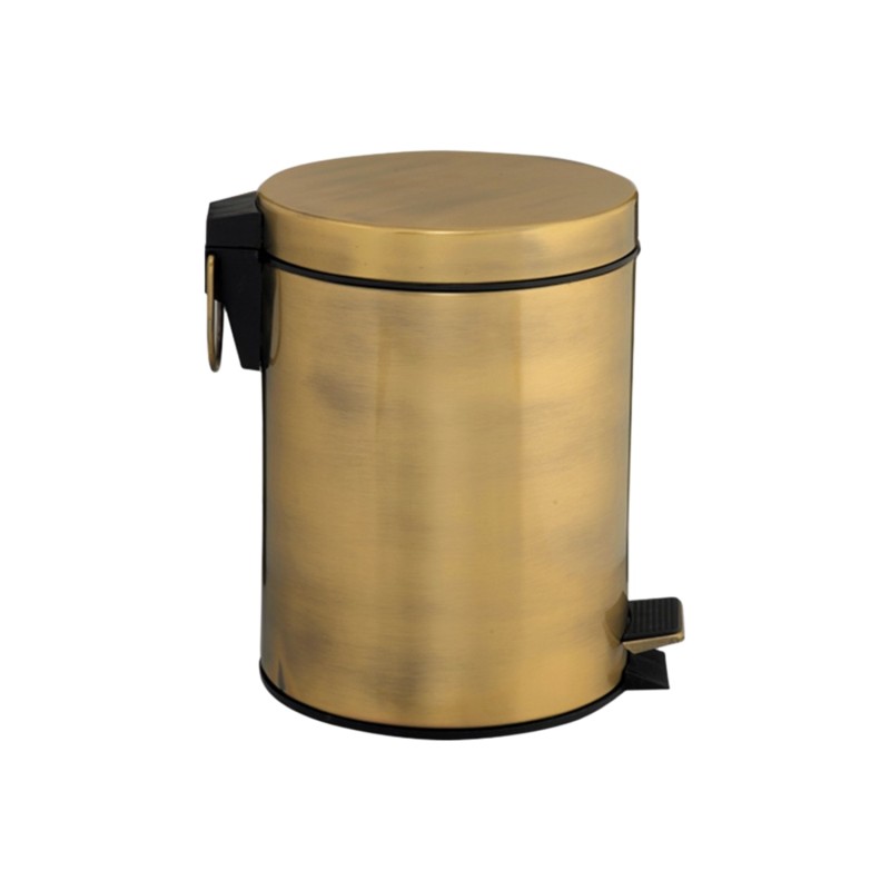 Χαρτοδοχείο καλάθι μπάνιου Viospiral Mesateknik 5lt bronze [24-2326]