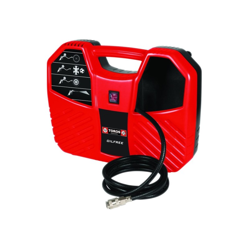 Αεροσυμπιεστής μονομπλόκ Toros Oilfree 1.5HP [602035]