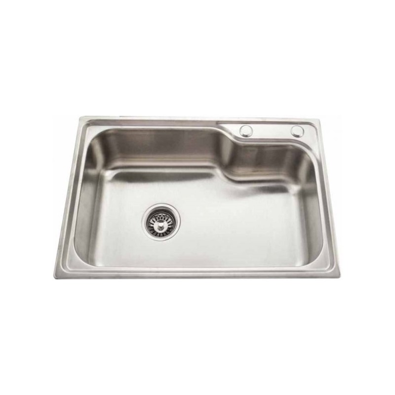 Ανοξείδωτος νεροχύτης Gloria Ariana 65x44 inox με 1 γούρνα