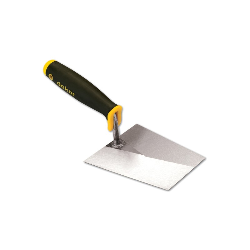Μυστρί κτισίματος Dekor κοφτό inox με πλαστική λαβή 180mm [15598]