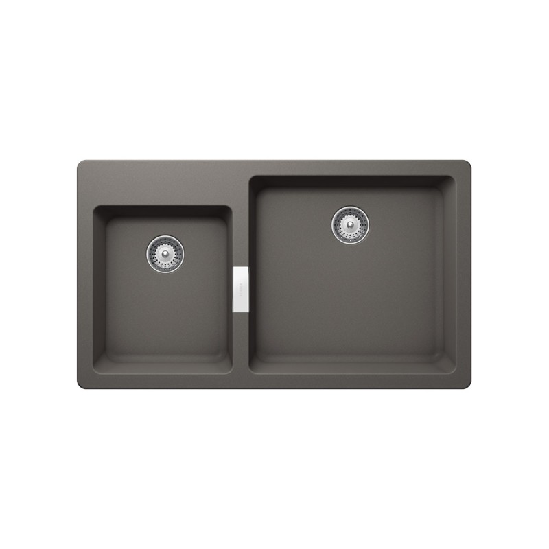 Ένθετος νεροχύτης Schock Cristadur Mono 86x50cm Silverstone