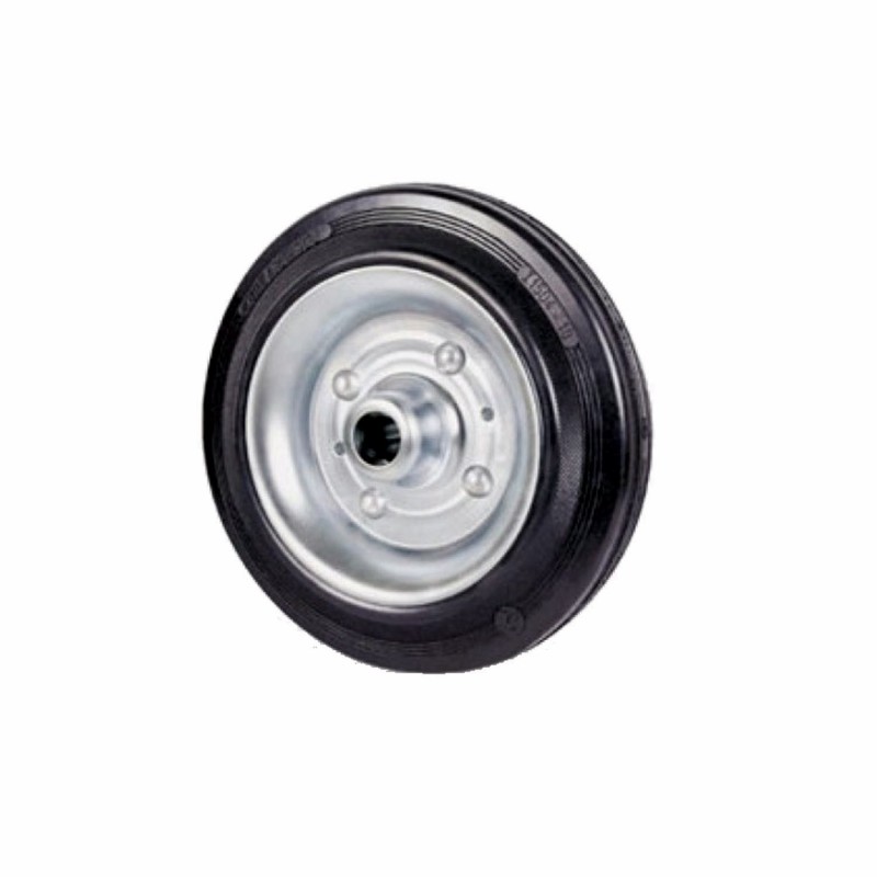Ρόδα Ruotec μαύρη σκέτη Ø250 [502.000.003.250]