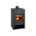 Σόμπα ξύλου Prity 10kW μαύρη ενεργειακής κλάσης Α [K2]