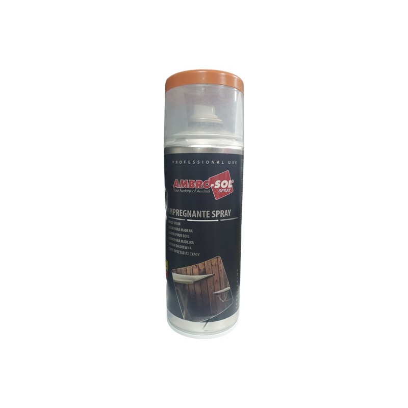 Σπρέι προστασίας ξύλου Ambro-Sol ματ light nut wood 400ml (noce chiaro)