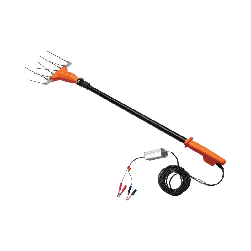 Ελαιοραβδιστικό Kraft 34V με τηλεσκοπικό κοντάρι αλουμινίου και χτένια απά ανθρακονήματα [691087]