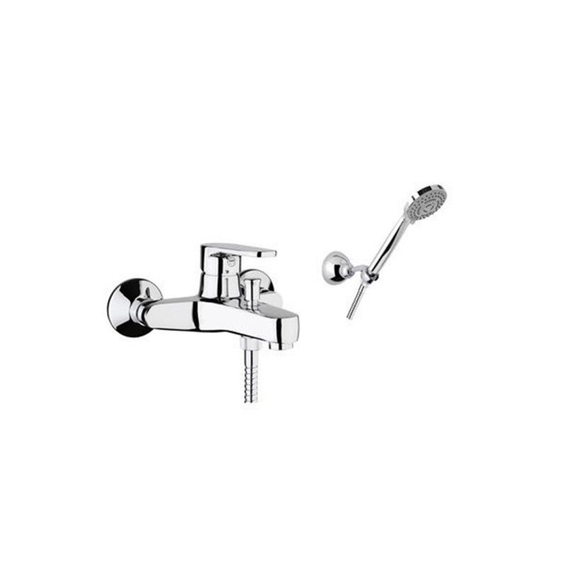 Μπαταρία λουτρού Fiore Kyma χρωμέ [75CR6504]