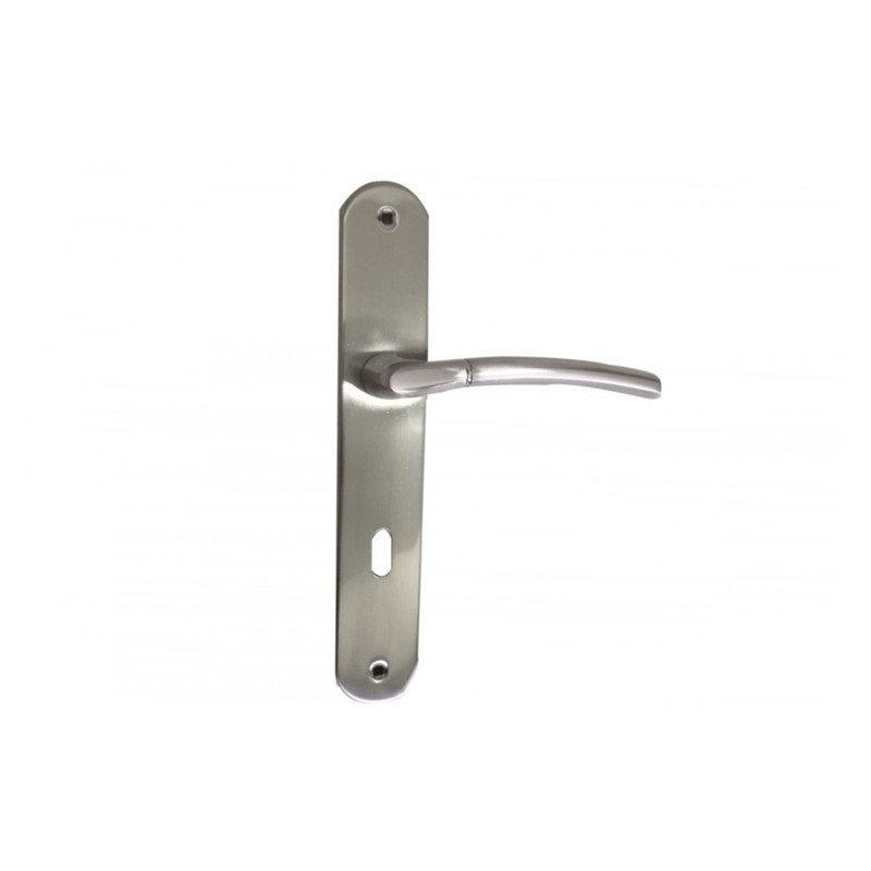 Πόμολο μεσόπορτας Zogometal Easy Line 75mm νίκελ ματ (ζεύγος) [2041/01]