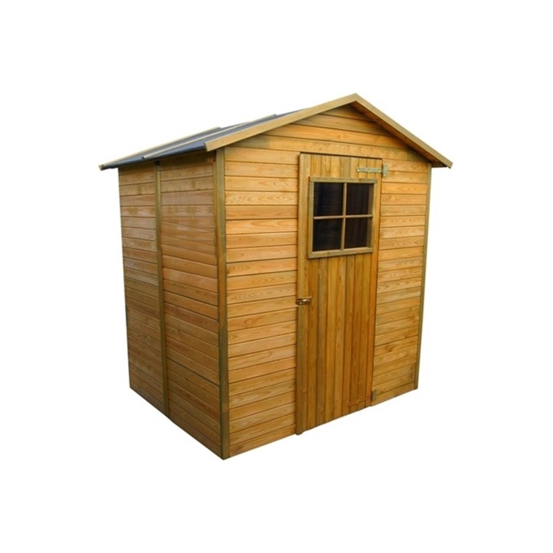 Αποθήκη κήπου Ecoshadow με πάτωμα και ασφαλτόπανο οροφής 200x150x220cm [136005]