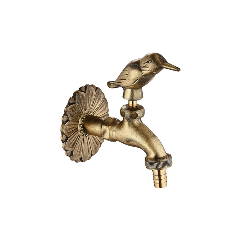 Διακοσμητική βρύση κήπου ''πουλί'' antique brass [8WAN012]