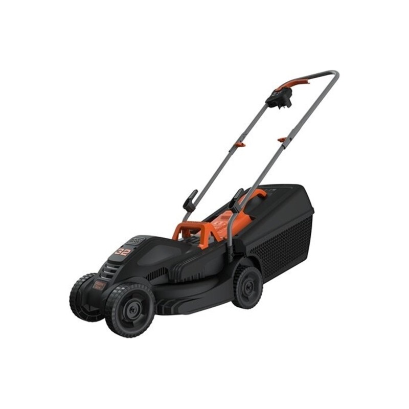 Μηχανή γκαζόν Black & Decker ρεύματος 1000W με πλάτος κοπής 32cm με κάδο αποκομιδής 35lt