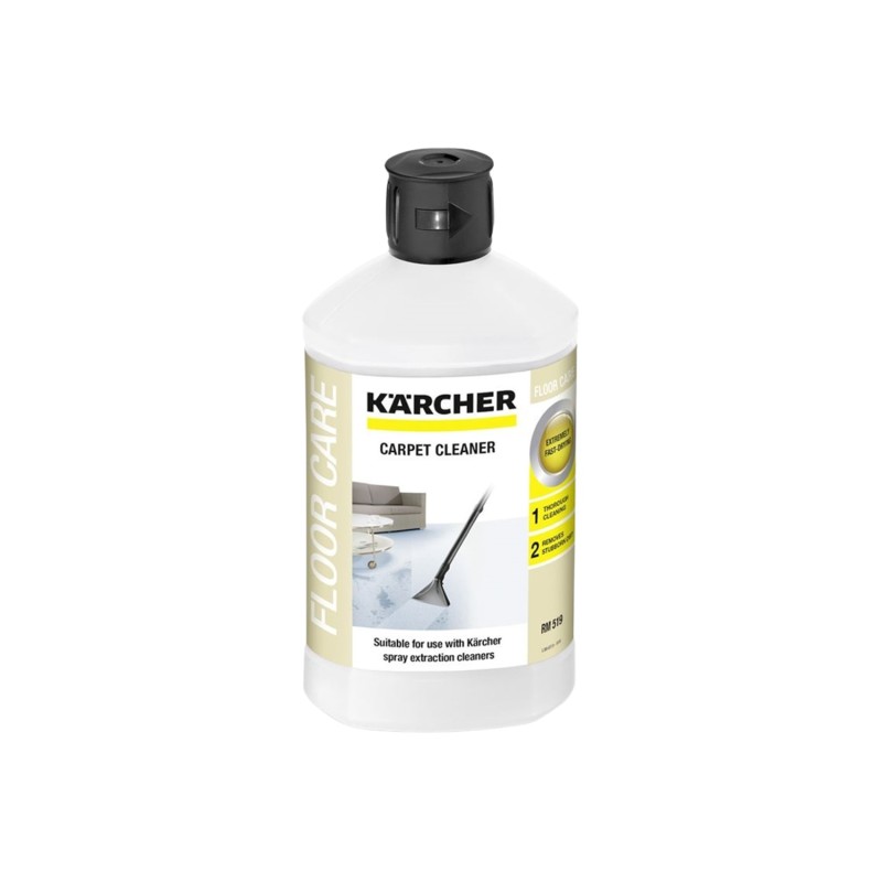 Υγρό καθαριστικό για χαλιά Karcher RM 519 με σύνθεση γρήγορου στεγνώματος για ενδιάμεσο καθαρισμό 1L [6.295-771.0]