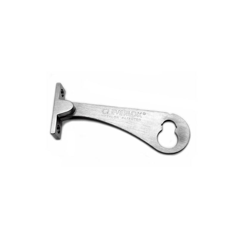 Ασφάλεια Cleverlok για μονόφυλλα συρόμενα κουφώματα (ασημί)