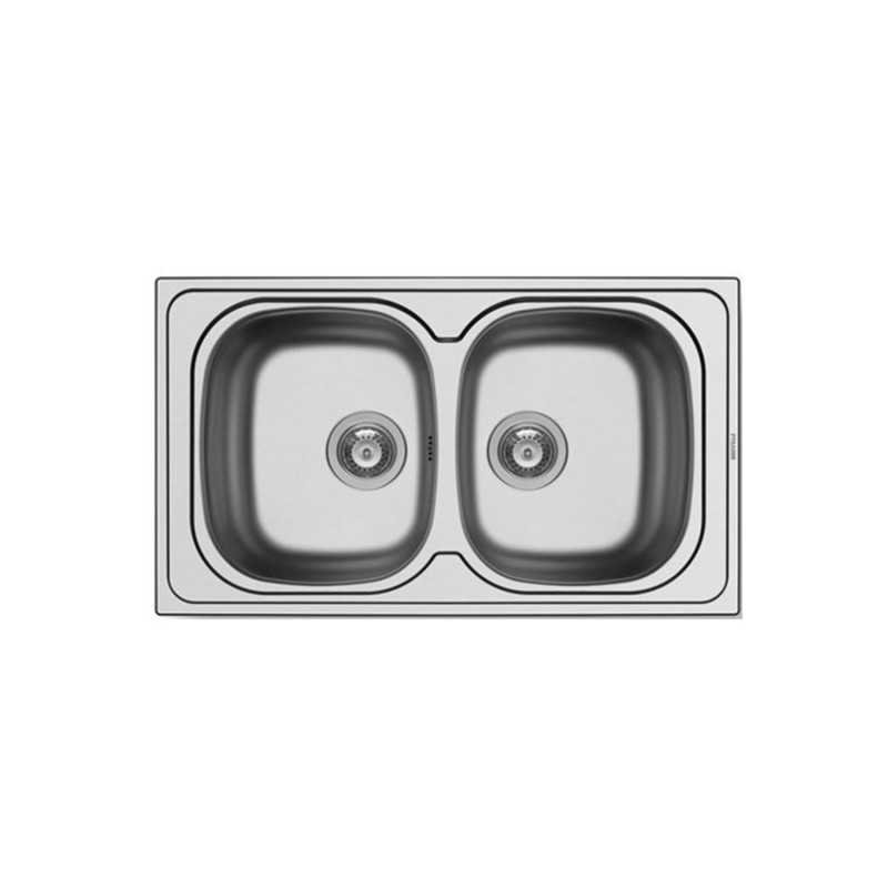 Ανοξείδωτος νεροχύτης Pyramis 86x50 Sparta 2Β (σατινέ) [100133001]