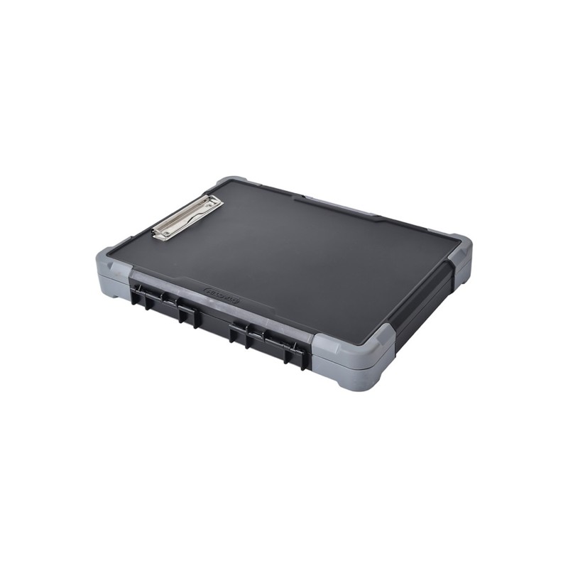 Χαρτοφύλακας Tactix βαρέως τύπου πλαστικός με θήκη και πινακίδα με κλιπ [320092]