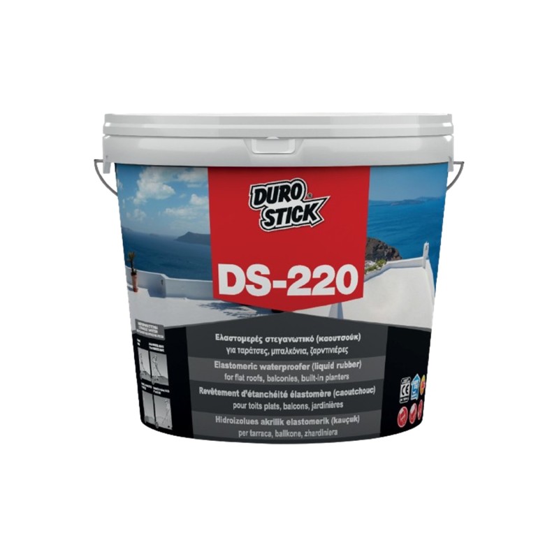Ελαστομερές στεγανωτικό ταρατσών (καουτσούκ) Durostick DS-220 επαλειφόμενο 25kg