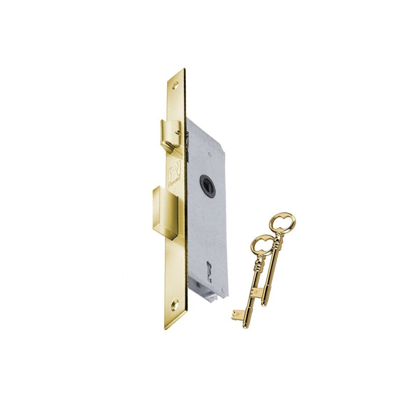 Κλειδαριά μεσόπορτας χωνευτή Domus 40mm [80140]