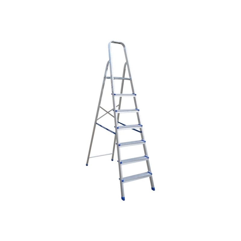 Σκάλα αλουμινίου Profal Super 6+1 με 6 διαγραμμισμένα σκαλοπάτια & 1 πλατύσκαλο [200601]
