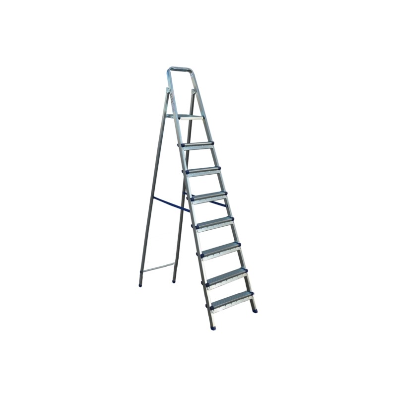 Σκάλα σιδήρου γαλβανιζέ Profal Steel 7+1 με 7 διαγραμμισμένα σκαλοπάτια & 1 πλατύσκαλο [207701]