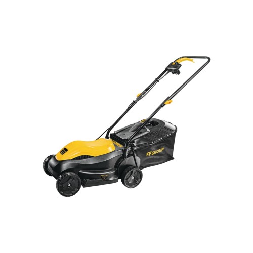 Χλοοκοπτική μηχανή FF Group ELM 32/1000 Easy ωθούμενη 1000W με πλάτος κοπής 32cm & κάδο 25lt [42412]