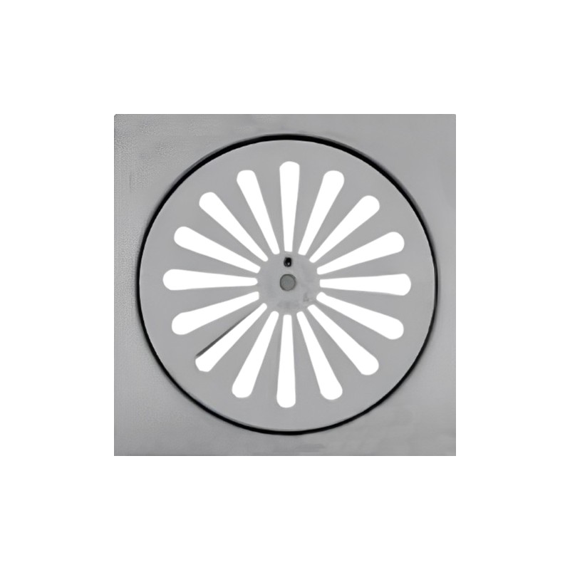 Σχαράκι μπάνιου Glowjoy τετράγωνο 100x100mm inox σταθερό [04-3596]