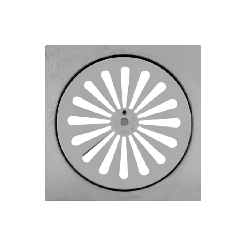 Σχαράκι μπάνιου Glowjoy τετράγωνο 120x120mm inox σταθερό