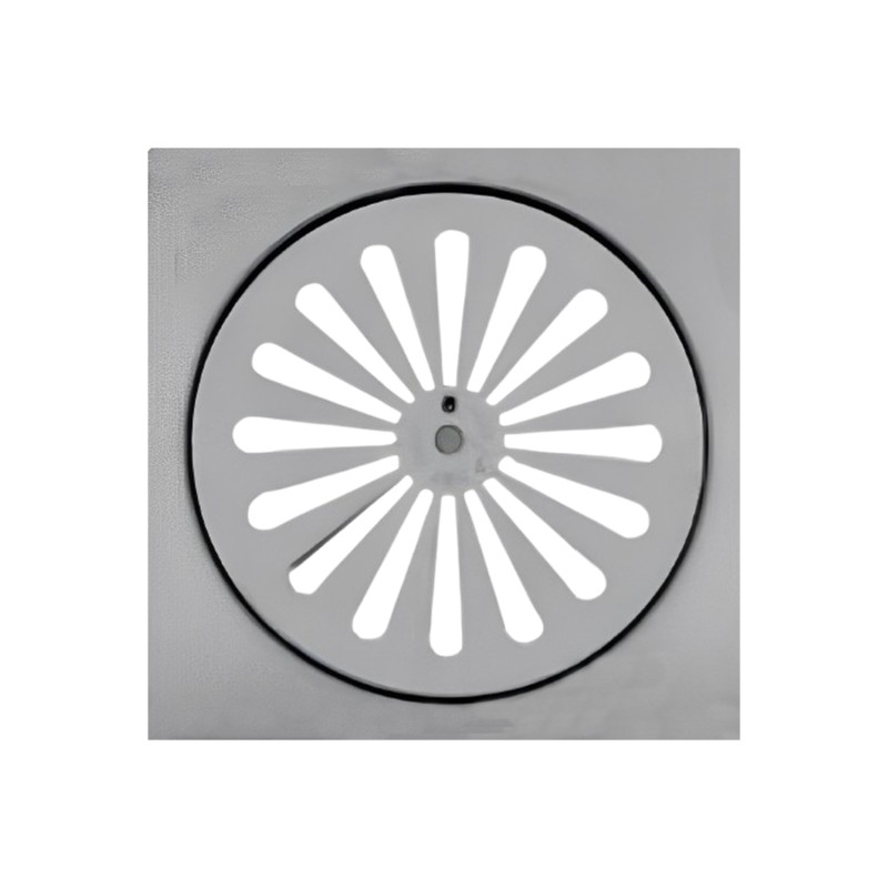 Σχαράκι μπάνιου Glowjoy τετράγωνο 150x150mm inox σταθερό [04-3598]