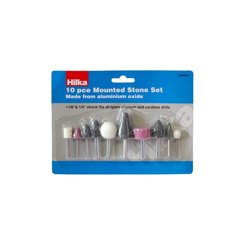 Σετ λειαντικές πέτρες Hilka 10 τεμάχια [68800010]